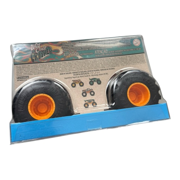 Hot Wheels Oversized Monster Truck West Coast Crusher Metal 2024 Mattel New - Picture 5 of 11